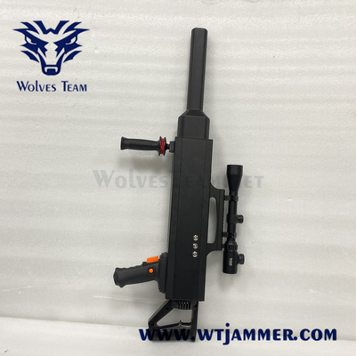 Anti dresseur de signal des généralistes Wifi2.4g 5.8g de forme d'arme à feu de brouilleur de bourdon d'UAV 3000 mètres de gamme