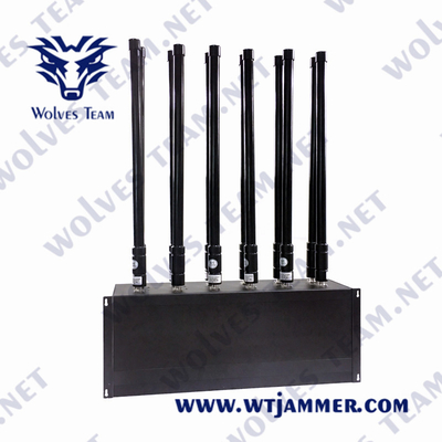 Puissance élevée de brouilleur de signal de téléphone portable de DCS CDMA 3G 4G 5G de GSM PCS établie dans la batterie