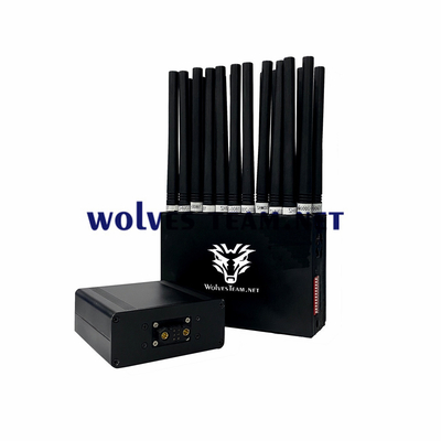 22 brouilleur sans fil cellulaire de signal de GSM CDMA 3G 4G 5G WiFi2.4g/5.8g GPSL1 315/433/868MHz de brouilleur de téléphone portable de bandes