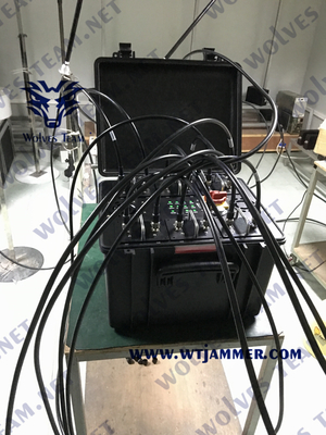 Système à télécommande anti-déflagrant de ventilateur de VHF GPS Lojack de fréquence ultra-haute du brouilleur 20-1000MHz GSM 3G 4G 5G WiFi5.8g de bombe d'IED