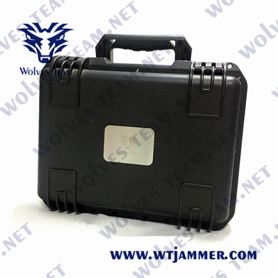 Brouilleur portatif du signal 2g/3G/4G/5G de valise de Lojack GPS WiFi de brouilleur de signal de bombe de téléphone portable