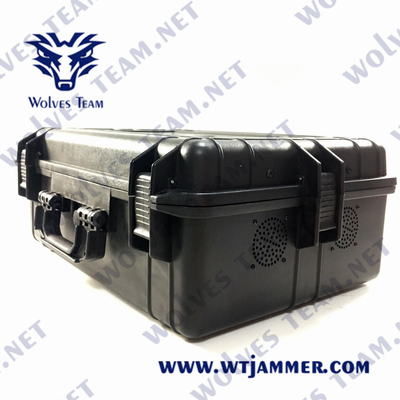 Brouilleur portatif du signal 2g/3G/4G/5G de valise de Lojack GPS WiFi de brouilleur de signal de bombe de téléphone portable