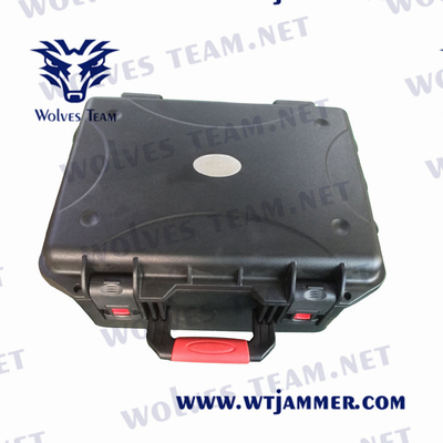 Batterie supplémentaire de sac à dos de WIFI GPS de puissance élevée de VHF du téléphone portable 5G de brouilleur portatif de signal