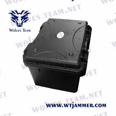 Batterie supplémentaire de sac à dos de WIFI GPS de puissance élevée de VHF du téléphone portable 5G de brouilleur portatif de signal
