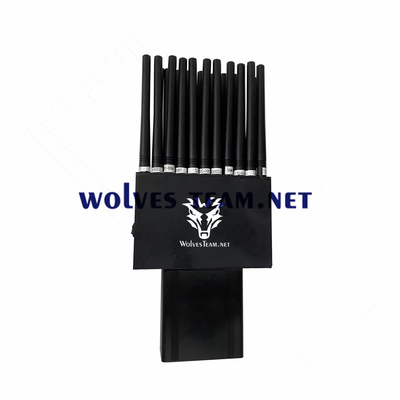 Brouilleur sans fil tenu dans la main portatif GSM CDMA 3G 4G 5G WiFi de signal de 22 antennes