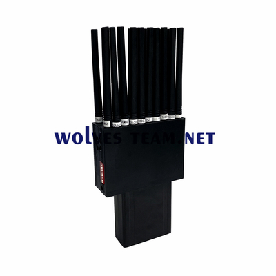 Brouilleur sans fil tenu dans la main portatif GSM CDMA 3G 4G 5G WiFi de signal de 22 antennes