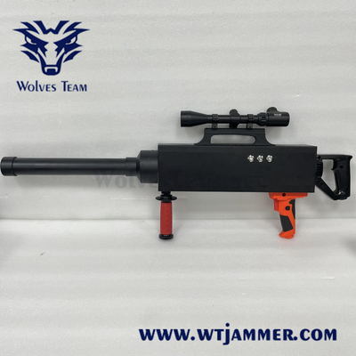 Forme tenue dans la main de 2000 de mètres anti d'UAV de bourdon armes à feu WIFI2.4/5.8G de brouilleur