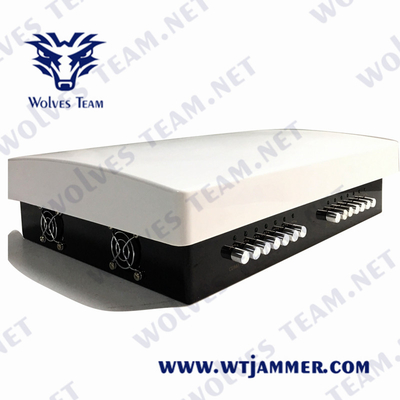 16 fréquence ultra-haute de VHF de GSM réglable CDMA 3G 4G WIFI GPS de brouilleur du signal 5G de bandes