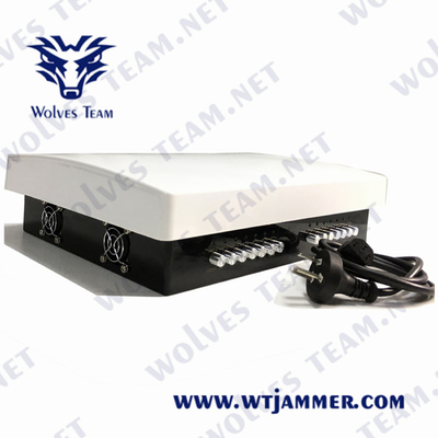 16 fréquence ultra-haute de VHF de GSM réglable CDMA 3G 4G WIFI GPS de brouilleur du signal 5G de bandes