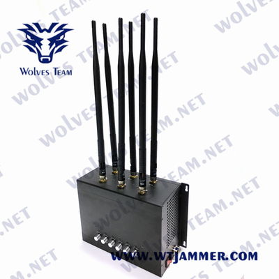 6 bandes réglables tout le signal GSM adapté aux besoins du client par brouilleur PCS 3G 4G de téléphone portable