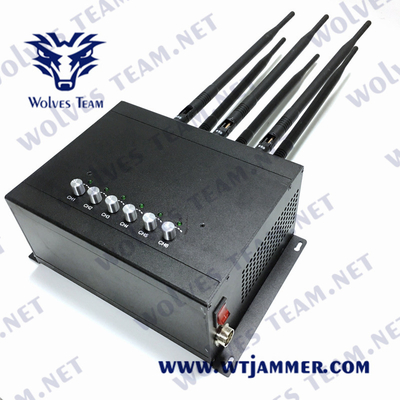 6 bandes réglables tout le signal GSM adapté aux besoins du client par brouilleur PCS 3G 4G de téléphone portable