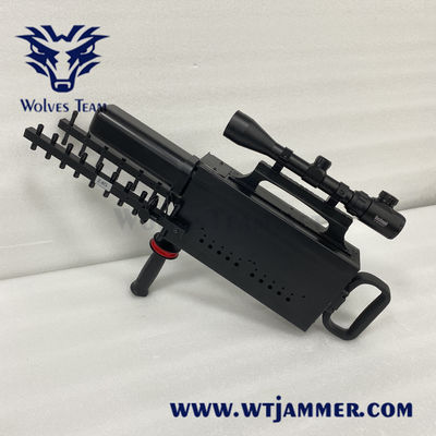 acheter forme tenue dans la main d'arme à feu de brouilleur de GPS d'anti bourdon d'UAV 45w établie dans la batterie online manufacture