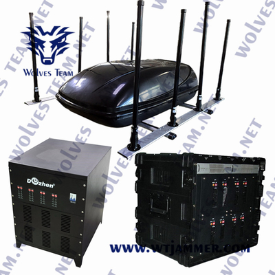 Brouilleur de Siganl de bourdon de véhicule de prix usine 2000 brouilleurs de brouilleur de WIFI GPS de bourdon de puissance élevée de mètre