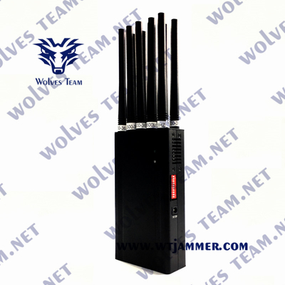 Brouilleur tenu dans la main jusqu'à 20M For Cell Phone de signal de GSM de 10 bandes