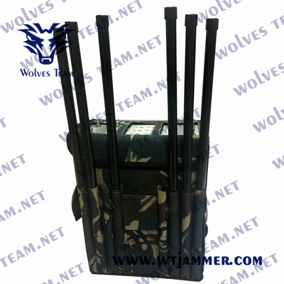 Brouilleur multi 3G 4G 5G de signal de la bande rf de WiFi5.8G avec l'antenne d'Omni