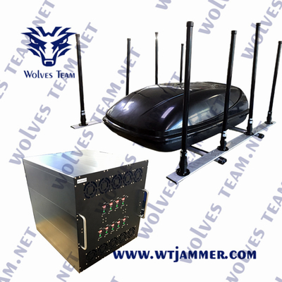 Pleine fréquence 20Mhz 6000Mhz de bande de véhicule de brouilleur portatif de signal
