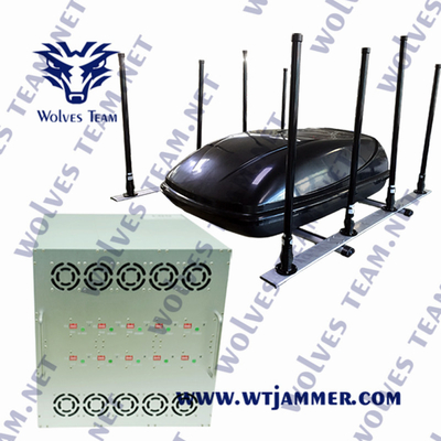 Pleine fréquence 20Mhz 6000Mhz de bande de véhicule de brouilleur portatif de signal