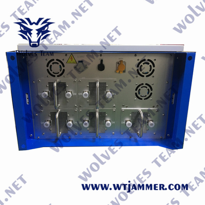 puissance élevée réglable 600W de brouilleur militaire de signal de 500m à 1200W