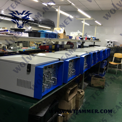 puissance élevée réglable 600W de brouilleur militaire de signal de 500m à 1200W