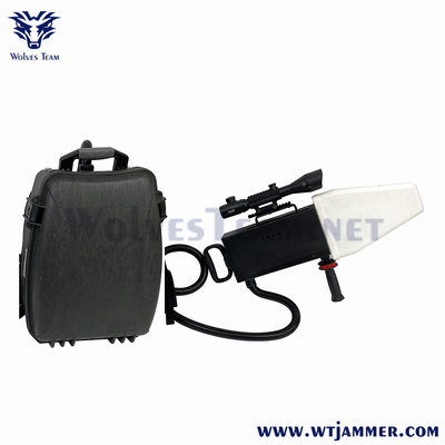 Type tenu dans la main d'arme à feu de sac à dos d'anti brouilleur de bourdon de WIFI2.4G WIFI5.8G GPS