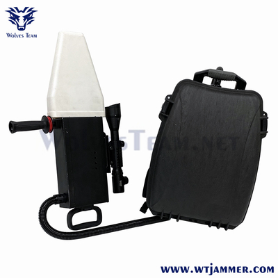 Type tenu dans la main d'arme à feu de sac à dos d'anti brouilleur de bourdon de WIFI2.4G WIFI5.8G GPS