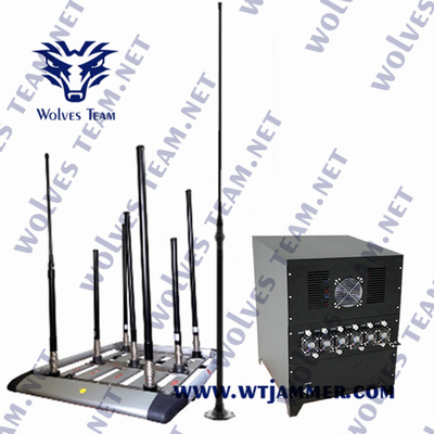véhicule 350W dépistant des brouilleurs GPS WIFI2.4G WIFI5.8G jusqu'à 2000M de dispositif