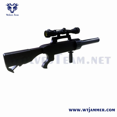 acheter Type tenu dans la main brouilleur d'arme à feu de 4 de bandes anti brouilleurs de bourdon de Wifi Bluetooth online manufacture