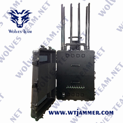 OEM IP65 portatif imperméabilisent les anti brouilleurs GPSL1 WIFI2.4G WIFI5.8G de bourdon