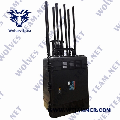 OEM IP65 portatif imperméabilisent les anti brouilleurs GPSL1 WIFI2.4G WIFI5.8G de bourdon