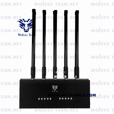 100 mètres brouilleur de signal de bureau pour téléphone portable Pour le signal GSM PCS DCS CDMA 3G 4G 5G
