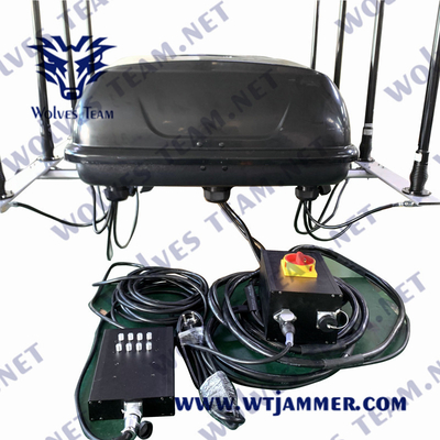 600W 12 bandes WIFI1.2G WIFI1.5G WIFI2.4G WIFI5.8G Téléphone cellulaire Drone signal du véhicule brouilleur