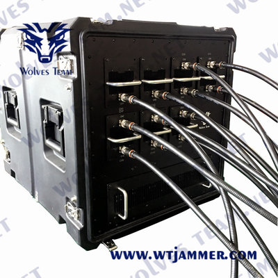 Signal téléphonique cellulaire de haute puissance 3G 4G WiFi UHF VHF Bloqueur de véhicule Bomb Jammer