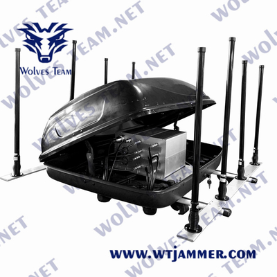 WT926706 6 bandes véhicule drone brouilleur anti-UAV brouilleur de voiture RF433MHz brouilleur