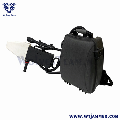 Jusqu'à 4000m de portée de brouillage High Power Drone Jammer pour la défense de la protection VIP Manpack