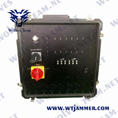IED Bombe 22 bandes haute puissance GSM 5G UHF VHF RF signal brouilleur monté sur voiture