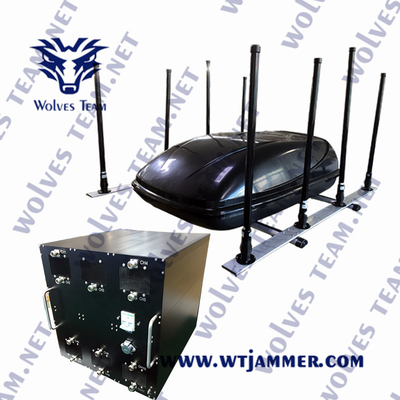 Contrôle du logiciel Bomb IED Military Jammer Shockproof Protection VIP 1000 mètres