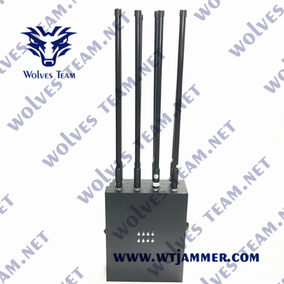 8 bandes sac à dos WiFi5.8g GPSL1 GSM 433MHz Type de pistolet Drone brouilleur