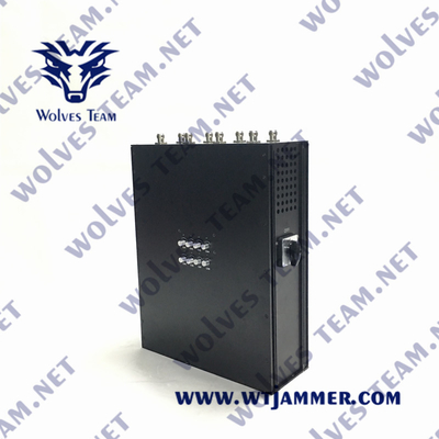 6 canaux 160W GPS Wifi 5.8g Détecteur de signal de sac à dos jusqu'à 2000m