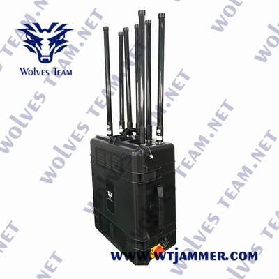 Portable à haute puissance IP65 GPS brouilleur GPSL1-L5 brouilleur de signal Glonass L1/L2 GPS brouilleur de signal portée 5000 mètres