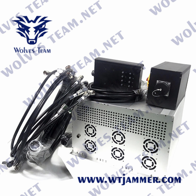 1400W 14 bandes DDS Couverture multi-bandes 20-6000Mhz Détecteur de bombes IED pour véhicules- WT802814DM