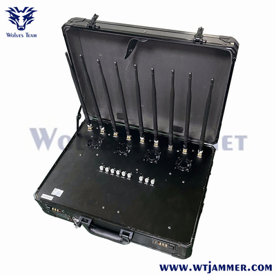 40W 8 Band Portatif sac à main WIFI2.4G WIFI5.8G 2G 3G 4G Brouilleur de téléphones cellulaires -WT808TA5-8