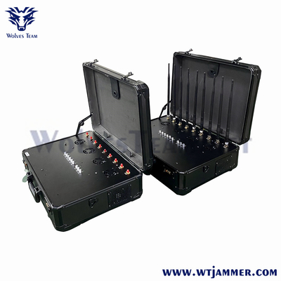 8 bandes porte-sacs WIFI2.4G WIFI5.8G 2G 3G 4G Brouilleur de téléphones cellulaires