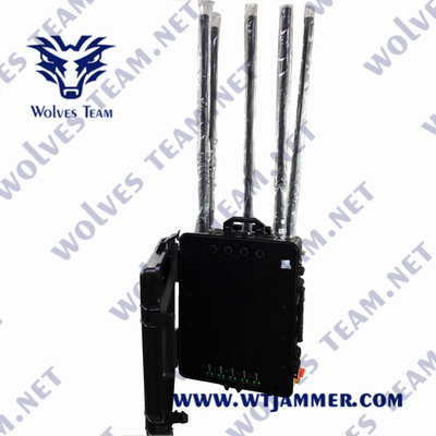 Portable Lien de démarrage extérieur GPS brouilleur GPSL1-L5 Brouilleur de signal Glonass L1/L2 GPS Brouilleur de signal portée 5000 mètres