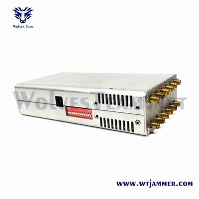 14 antennes portatives signal de brouillage Vente d'usine Pour 3G 4G 5G WiFi UHF VHF GPS Localisateur de téléphone cellulaire signal de brouilleur