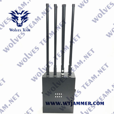 acheter 2G 3G 4G 5G signal de téléphone cellulaire Bomb Jammer WT601510 Chaque puissance 20W 10 bandes sac à dos VHF online manufacture