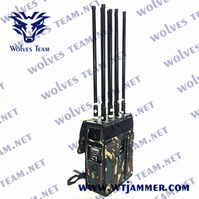 acheter Brouilleur de signal dorsal 80W-160W pour GSM 3G 4G 5G GPS WIFI UHF VHF, capacité d'interférence du signal online manufacture