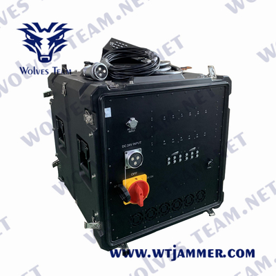 Contrôle du système complet par télécommande - Brouilleur d'explosifs improvisés (IED) 550×450×800mm - Avantage : Fonction logiciel de surveillance de la machine