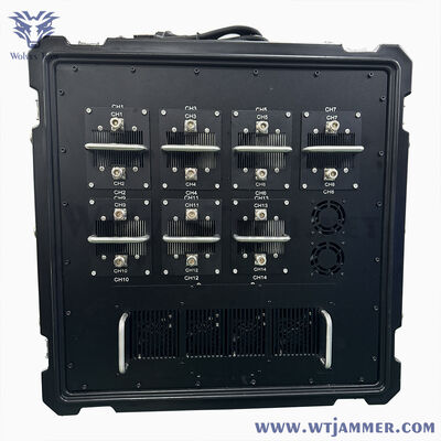 acheter Rayon de brouillage jusqu'à 500 mètres Brouilleur de bombes IED Alliage d'aluminium Gamme de fréquences 20‐6000MHz Protection contre les menaces explosives sur le terrain online manufacture