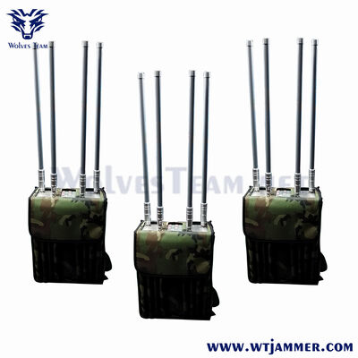 acheter Sac à dos militaire WIFI2.4G WIFI5.8G RF400/900MHz Brouilleur GPSL1 Anti-drone UAV online manufacture