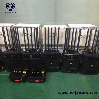 acheter Interrupteur anti-drone militaire avec signal de brouillage WIFI Type de température de fonctionnement de moins 20 à plus 60 degrés Celsius Et dispositif de brouillage de drone online manufacture